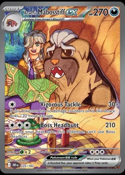 Arven's Mabosstiff ex #235/182 — Destined Rivals