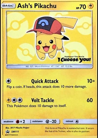 Ash's Pikachu SM111