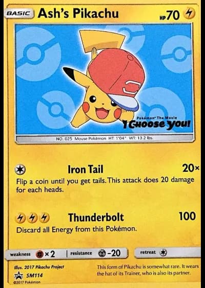 Ash's Pikachu SM114