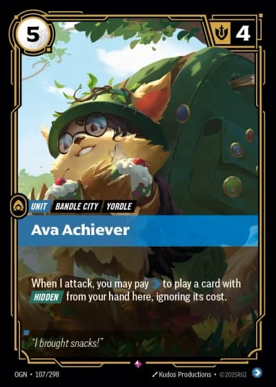 Ava Achiever #107/352 — Origins