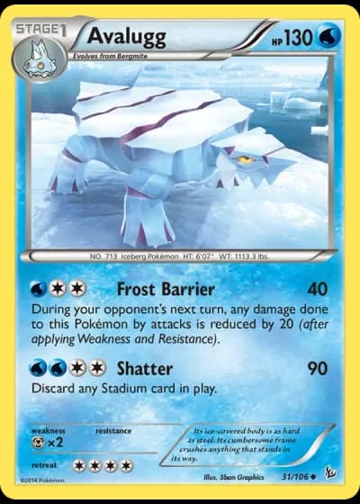 Avalugg #31/106 — Flashfire