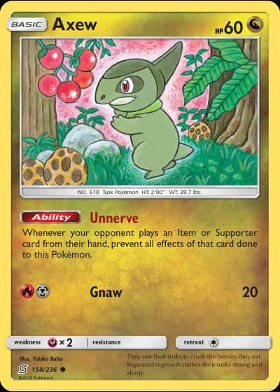 Axew #154/236 — Unified Minds