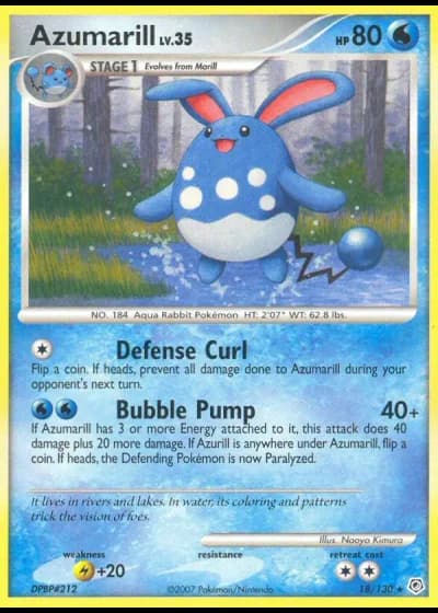 Azumarill #18/130 — Diamante & Perla