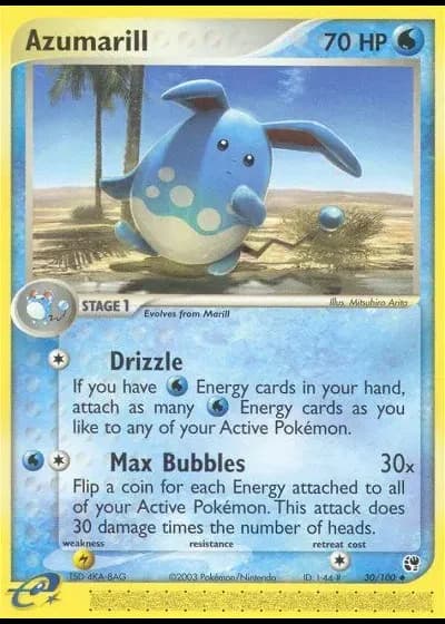 Azumarill #30/100 — EX Tempesta di Sabbia