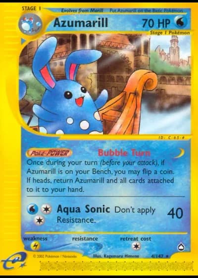 Azumarill #4/147 — Aquapolis