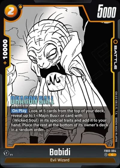 Babidi  SB01-084 — Manga Booster 01 (SB01)
