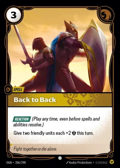 Back to Back #206/352 — Origins