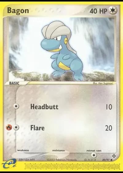 Bagon #49/97 — Dragon