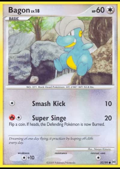 Bagon #52/99 — Arceus
