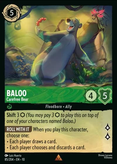 Baloo - Carefree Bear #85/204 — Whispers in the Well