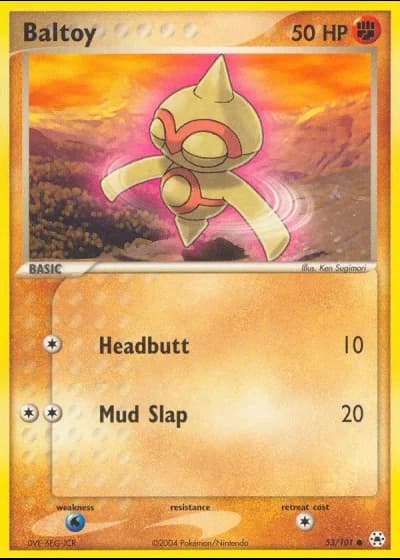 Baltoy #53/101 — EX Leggende Nascoste
