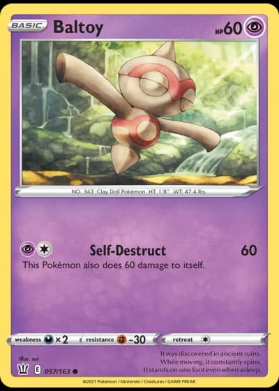 Baltoy #57/163 — Battle Styles