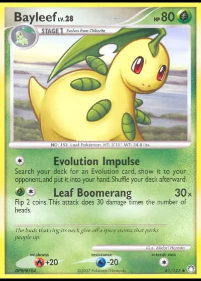Bayleef #41/123 — Tesori Misteriosi