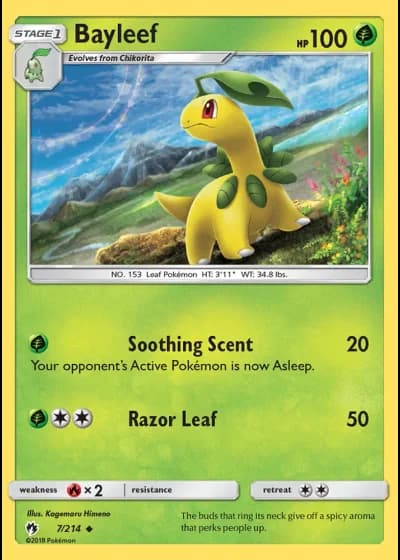 Bayleef #7/214 — Lost Thunder