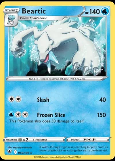 Beartic #49/189 — Darkness Ablaze