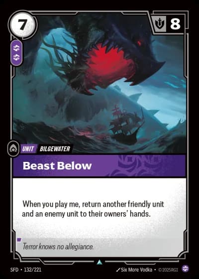 Beast Below #132/303 — Spiritforged