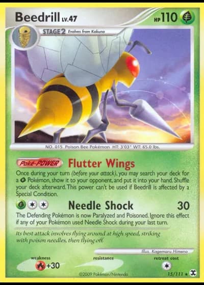 Beedrill #15/111 — Rising Rivals