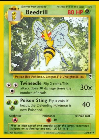 Beedrill #20/110 — Legendary Collection