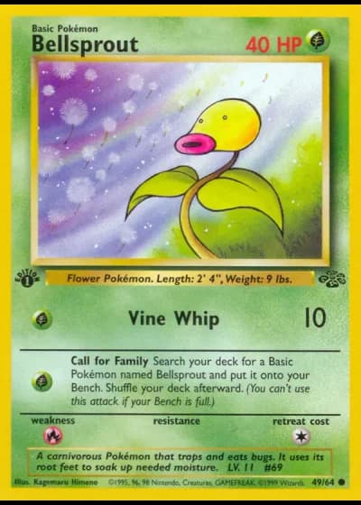 Bellsprout #49/64 — Jungle