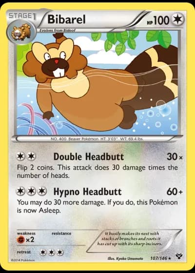 Bibarel #107/146 — XY