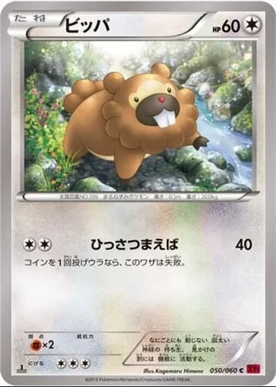 Bidoof #50/60 — Collection Y