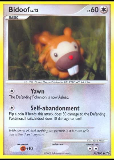 Bidoof #54/100 — Stormfront