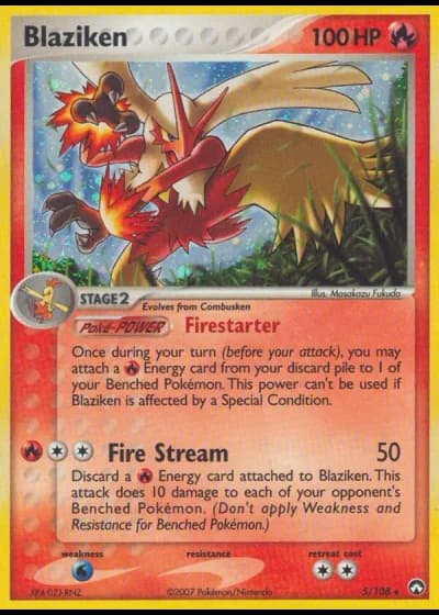 Blaziken #5/108 — Power Keepers