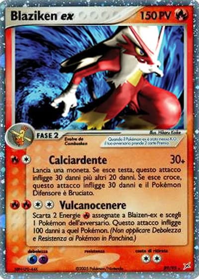 Blaziken ex #89/95 — EX Team Magma vs Team Idro