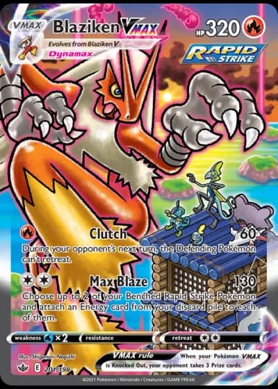 Blaziken VMAX #201 — Chilling Reign