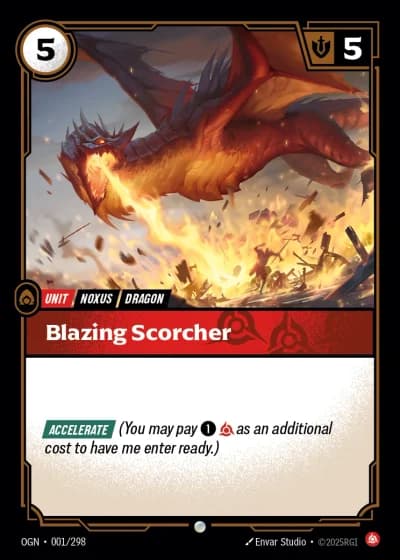Blazing Scorcher #001/352 — Origins