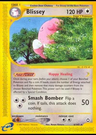 Blissey #6/147 — Aquapolis