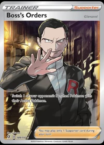 Boss's Orders (Giovanni) #189/192 — Rebel Clash