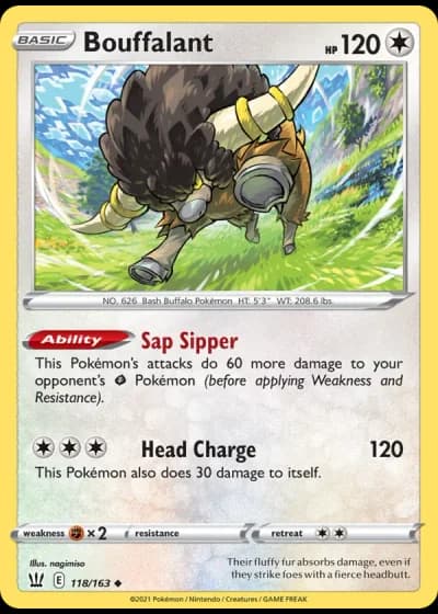 Bouffalant #118/163 — Battle Styles