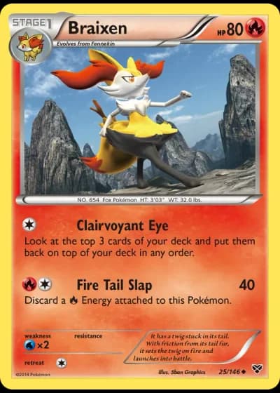 Braixen #25/146 — XY