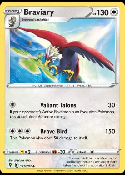 Braviary #137/203 — Evolving Skies