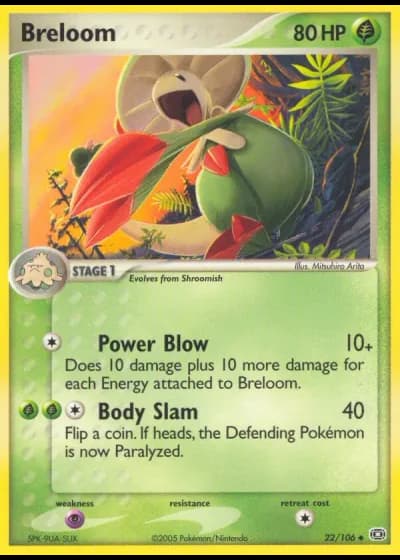 Breloom #22/106 — Emerald