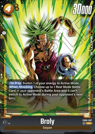 Broly  FB08-087 — Saiyan's Pride (FB08)