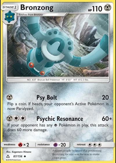 Bronzong #87/156 — Ultra Prism