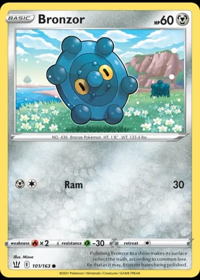 Bronzor #101/163 — Battle Styles
