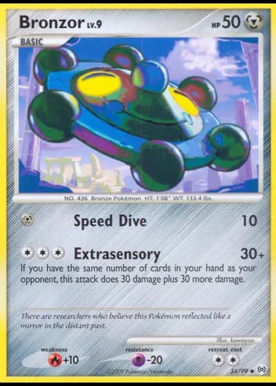 Bronzor #34/99 — Arceus