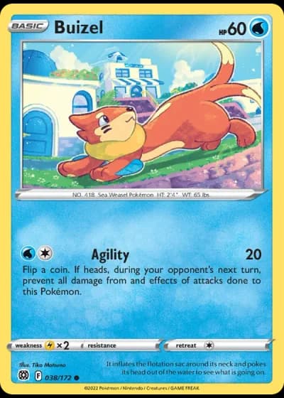 Buizel #038/172 — Brilliant Stars