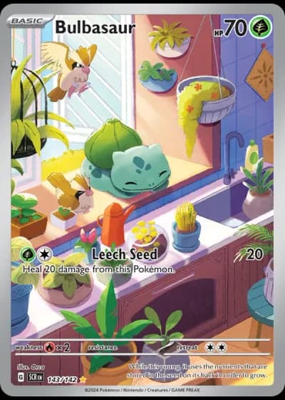 Bulbasaur #143/142 — Stellar Crown
