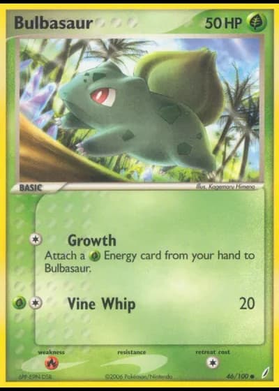 Bulbasaur #46/100 — EX Guardiani dei Cristalli