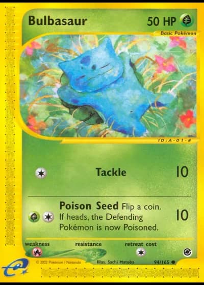 Bulbasaur #94/165 — Expedition Set Base