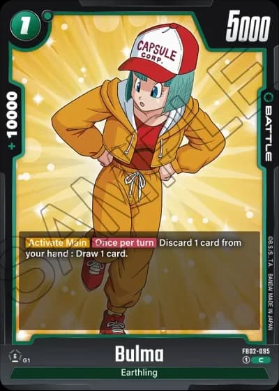 Bulma  FB02-095 — Blazing Aura (FB02)