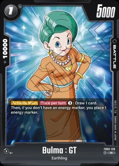 Bulma : GT  FB03-128 — Raging Roar (FB03)