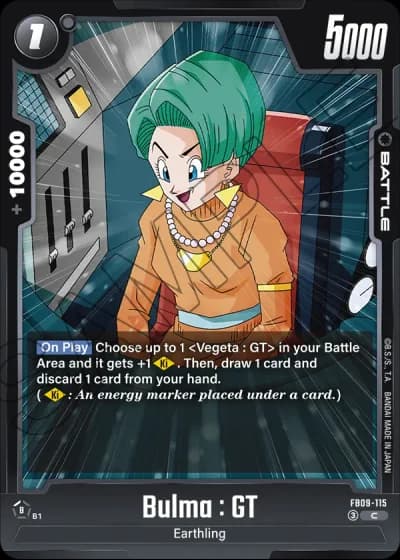 Bulma : GT  FB09-115 — Dual Evolution (FB09)