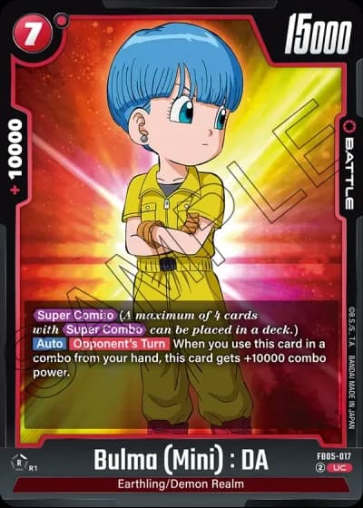 Bulma (Mini) : DA  FB05-017 — New Adventure (FB05)