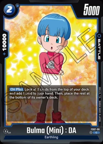 Bulma (Mini) : DA  FS07-006 — Vegeta (Mini) (FS07)