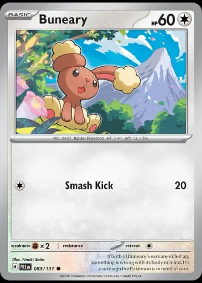 Buneary #083/131 — Prismatic Evolutions